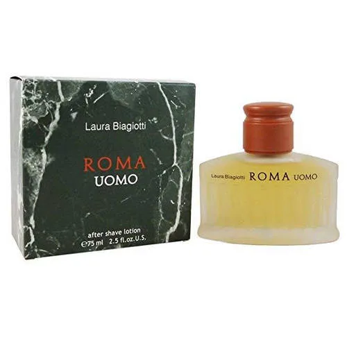 Чоловічий лосьйон після гоління LAURA BIAGIOTTI Roma Uomo 75ml, східний деревний аромат