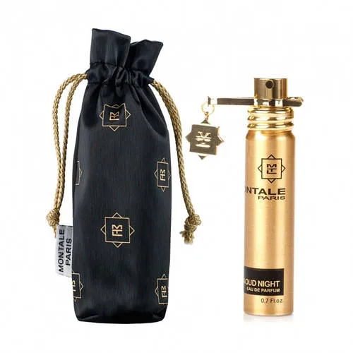 Нішева парфумована вода Montale Aoud Night 20ml мініатюра оригінал, деревно-цитрусовий шкіряний аромат