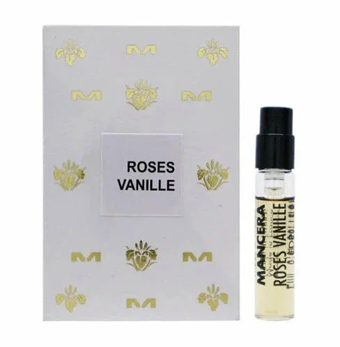 Оригінальний пробник Mancera Roses Vanille 2ml жіночі парфуми, східний шлейфовий аромат з нотою ванілі