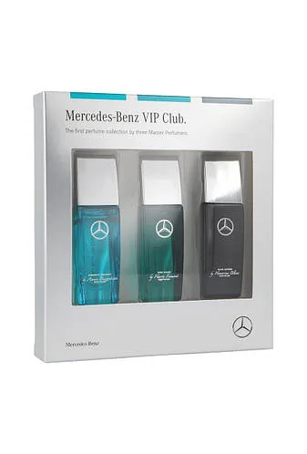 Чоловічий парфумерний набір MERCEDES-BENZ VIP Club Eau de Toilette set 3 x 7ml, східний мускусний аромат