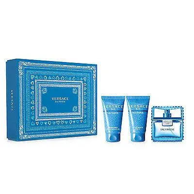 Чоловічий подарунковий парфумований набір Versace Eau Fraiche set edt 50ml + s/gel 50ml + as/b 50ml