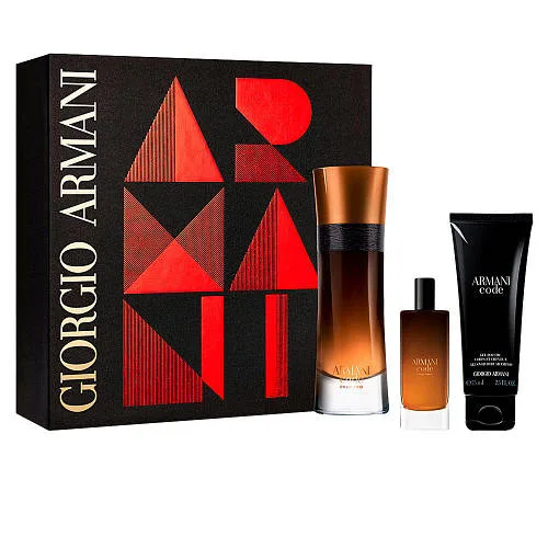 Чоловічий подарунковий набір Giorgio Armani Code Profumo 110ml + парфуми 15ml + гель для душу 75ml