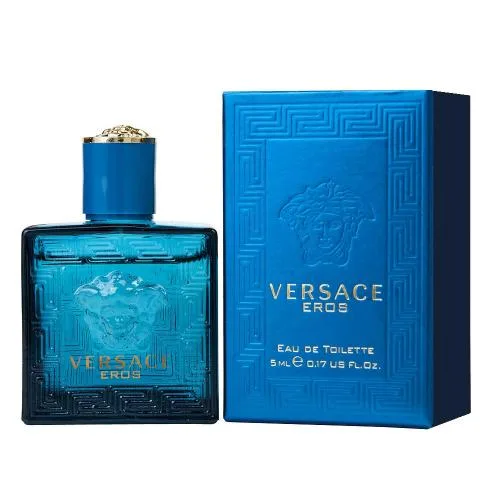 Оригінальна елітна туалетна вода Versace Eros Pour Homme 5 мл мініатюра, фужерний аромат для чоловіків