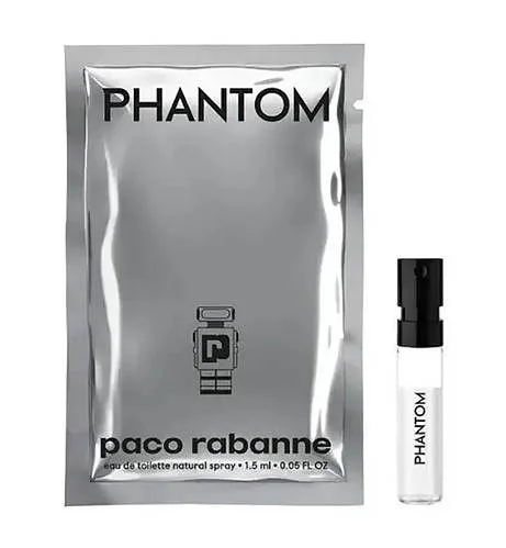 Пробник парфумів для чоловіків Paco Rabanne Phantom edt 1,5 ml оригінал, цитрусовий деревний фужерний аромат