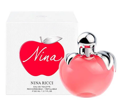 Оригінальна туалетна вода Nina Ricci Nina 80 ml, квітково-фруктовий аромат Ніна річі червоне яблуко