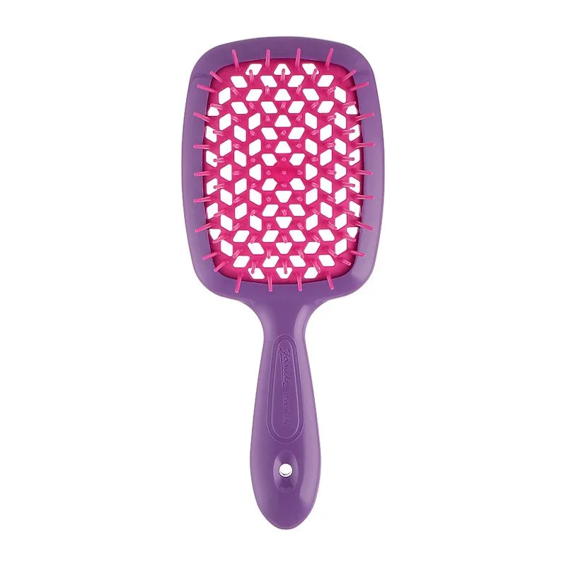 Гребінець фуксія з малиновим маленький - Janeke SMALL SUPER BRUSH