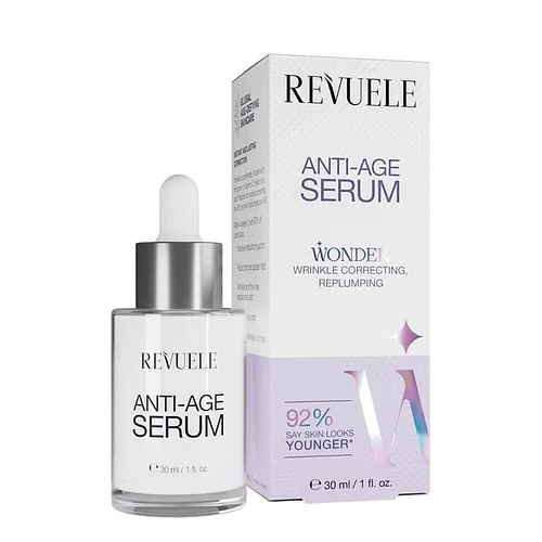 Сироватка для обличчя омолоджувальна Revuele Wonder Anti-Age з пептидами, 30 мл