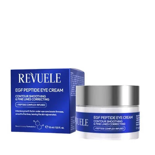 Крем для шкіри навколо очей омолоджувальний Revuele EGF Peptide, 15 мл