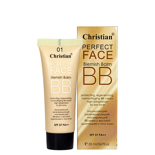 ВВ крем із SPF 37 PA++ Christian Perfect Face Blemish Balm LF-06 № 01 Природний бежевий