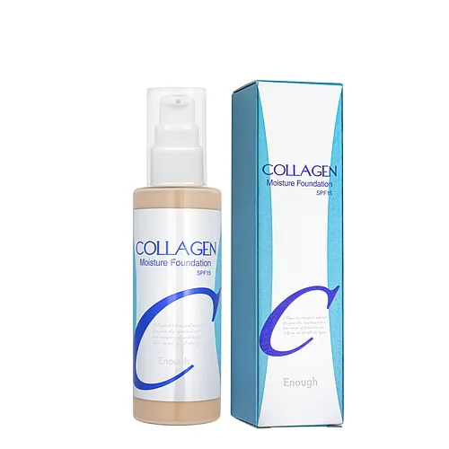 Зволожувальна тональна основа Enough Collagen SPF 15 100 мл, № 13 Світло-бежева