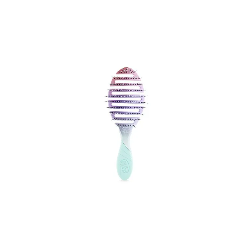 Wet Brush Pro Flex Dry Millenial Ombre Щітка для швидкого сушіння волосся з м'якою ручкою рожево-блакитна