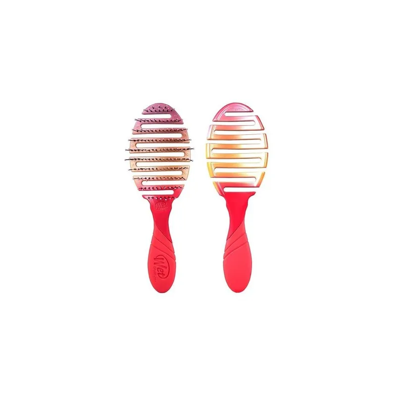 Wet Brush Pro Flex Dry Coral Ombre Щітка для швидкого сушіння волосся з м'якою ручкою рожево-помаранчева