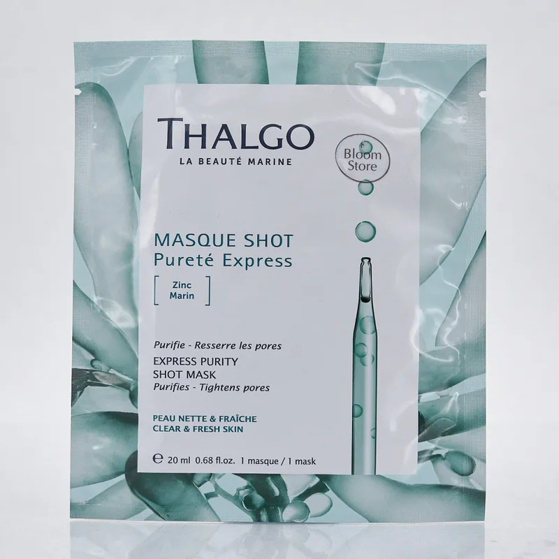 THALGO EXPRESS PURITY SHOT MASK Освіжаюча тканинна маска для обличчя