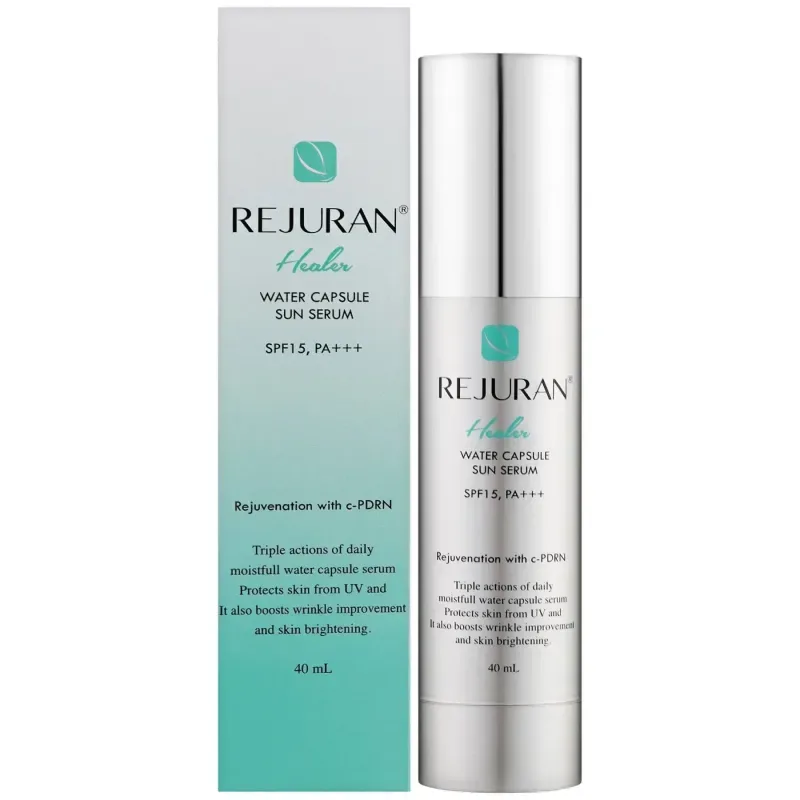 Сонцезахисна сироватка Rejuran Healer Water Capsule Sun Serum SPF 15+ PA+++ 40ml