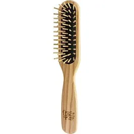 Rectangular brush in ash wood