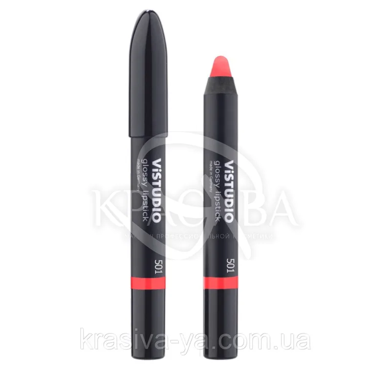 Vistudio Glossy Lipstick - Помада-олівець-блиск для губ 501, 12 г