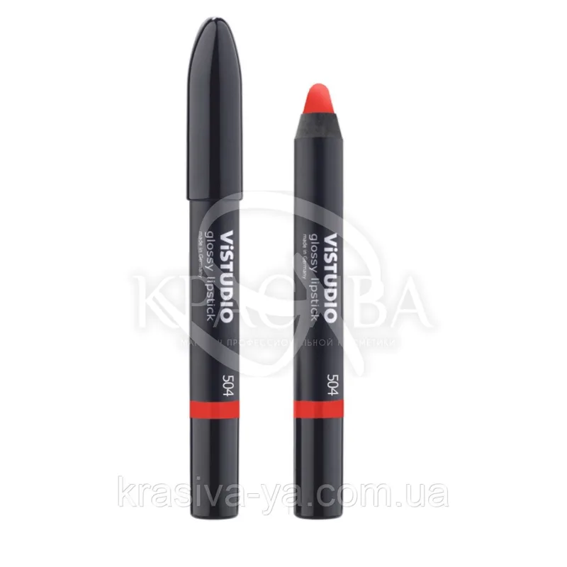 Vistudio Glossy Lipstick - Помада-олівець-блиск для губ 504, 12 г