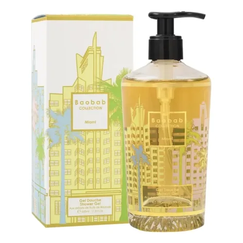 Гель для душу з ароматом кипарису та морської солі BAOBAB COLLECTION Shower Gel Miami — обʼєм 350 мл