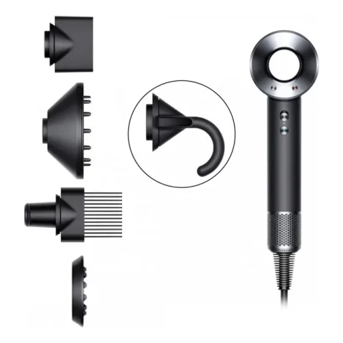 Фен для волосся DYSON Фен Supersonic HD07 Чорний/Нікель