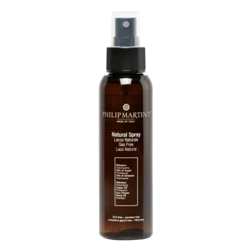Натуральний неаерозольний спрей-лак середньо-сильної фіксації PHILIP MARTIN`S Natural Spray — обʼєм