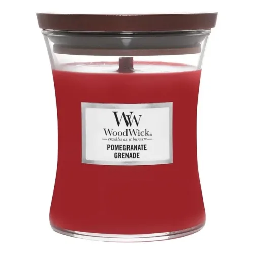 Ароматична свічка з ароматом граната і смородини WOODWICK Medium Pomegranate — вага 275 г