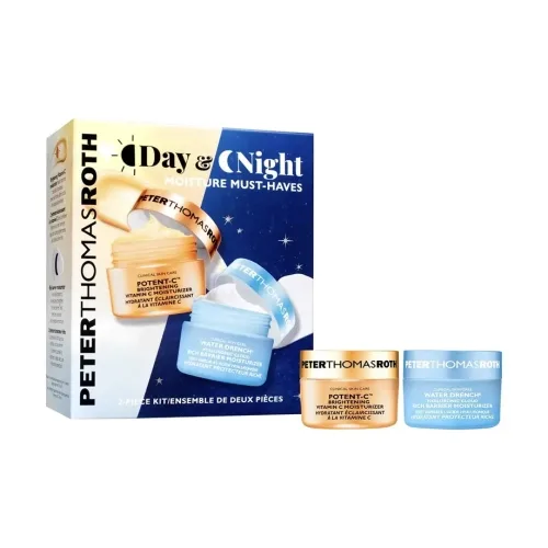 Подаруноквий набір для щоденного догляду за шкірою обличчя PETER THOMAS ROTH Day & Night Moisture Must-Haves 2-Piece Kit