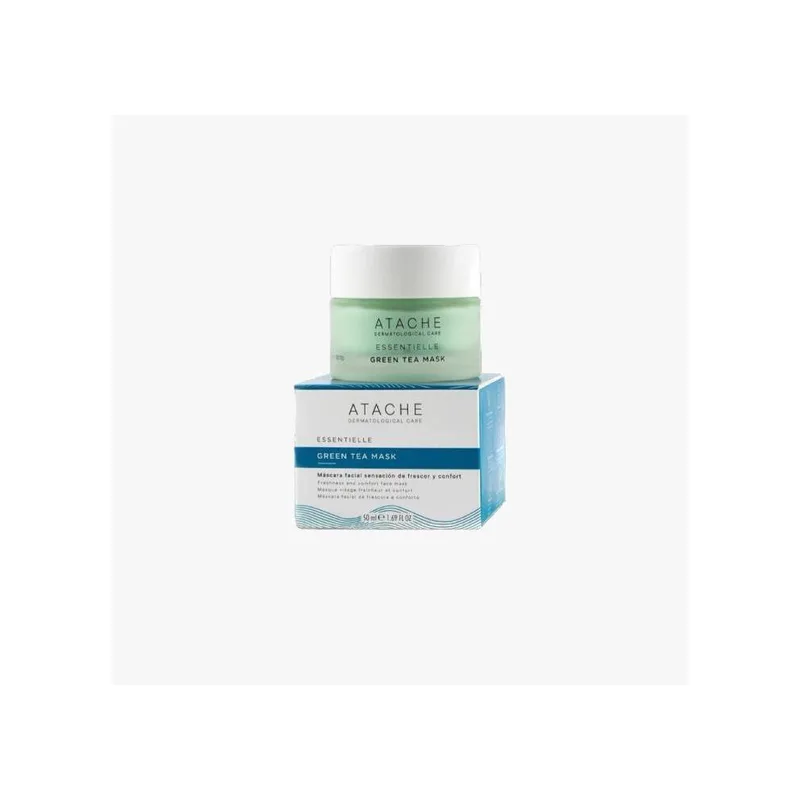 Essentielle Reafirming Mask Green Tea - Atache Essentielle Reafirming Mask Green Tea - Відновлювальна та заспокійлива маска з екстрактом зеленого чаю
