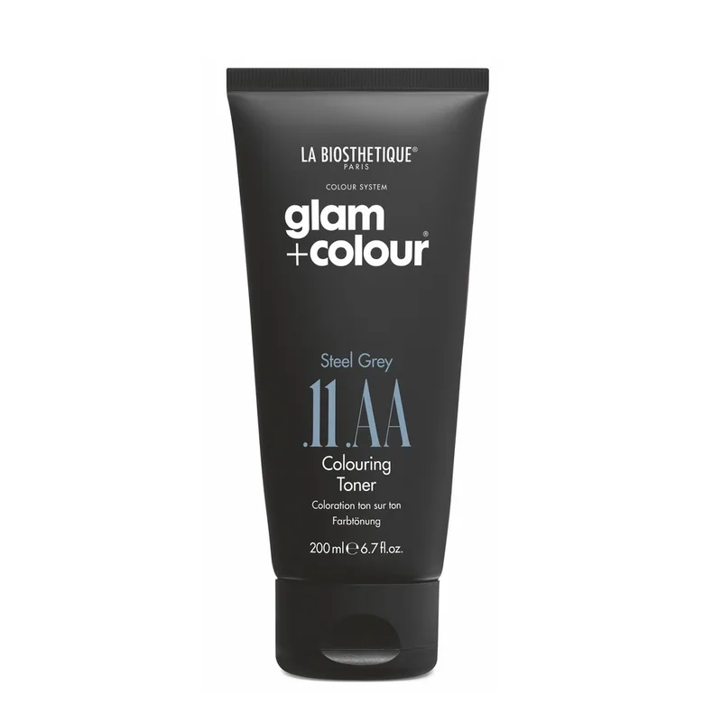 La Biosthetique Glam Color Steel Grey.11.AA Toner Тонер для сивого волосся з антижовтим ефектом 200 мл.