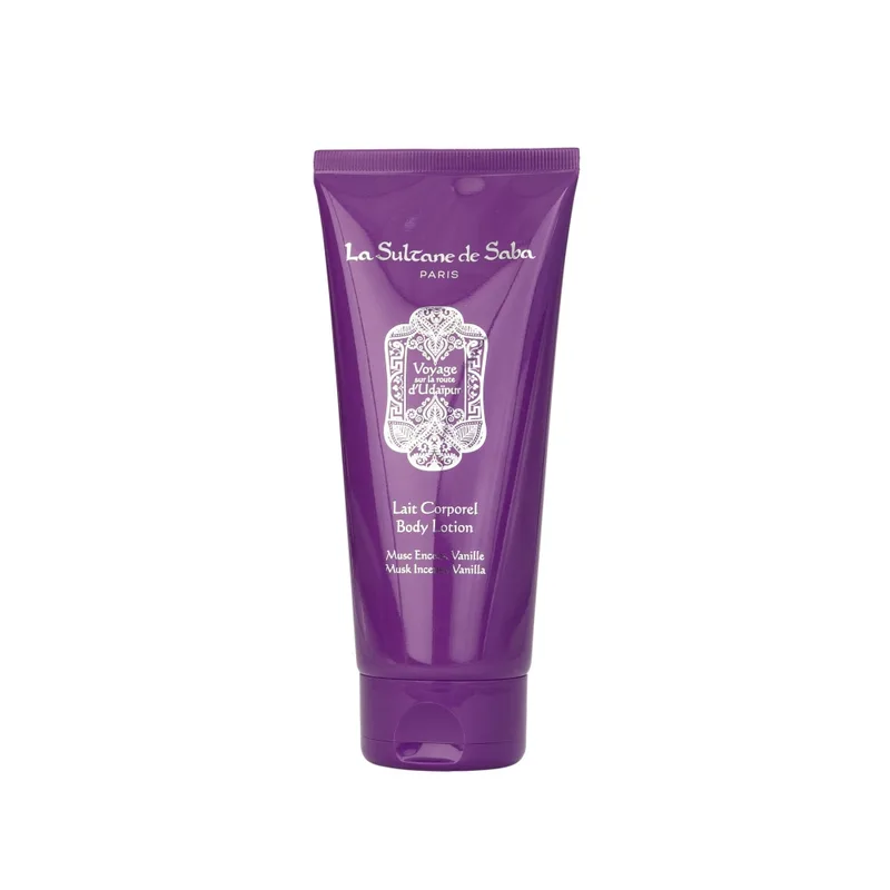 Молочко для тіла з ароматом мускуса, ванілі та ладана LA SULTANE DE SABA Body Lotion Udaipur 200 мл