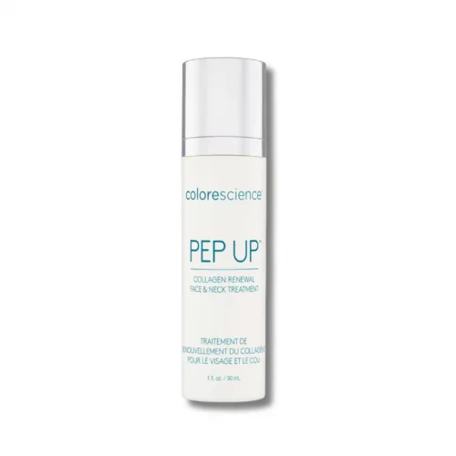 Догляд для обличчя та шиї, який стимулює вироблення колагену COLORESCIENCE Pep Up Collagen Boost Face & Neck Treatment — обʼєм 30 мл
