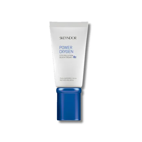 Кисневий детокс крем для сухої та нормальної шкіри - Skeyndor Power Oxygen City Pollution Block Cream + O2