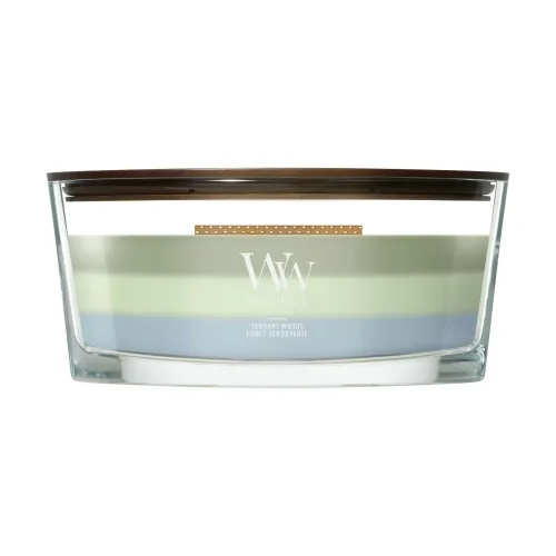 Ароматична свічка з тришаровим ароматом WOODWICK Ellipse Trilogy Verdant Woods — вага 453 г