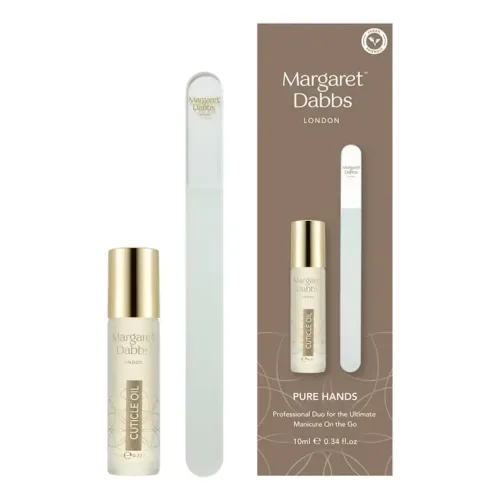 Компактний набір для догляду за нігтями та кутикулою MARGARET DABBS LONDON Professional Duo for the Ultimate Manicure On The Go