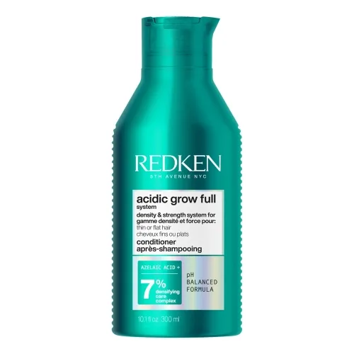 Кондиціонер для зміцнення та збільшення густоти волосся REDKEN Acidic Grow Full System Conditioner — обʼєм 300 мл