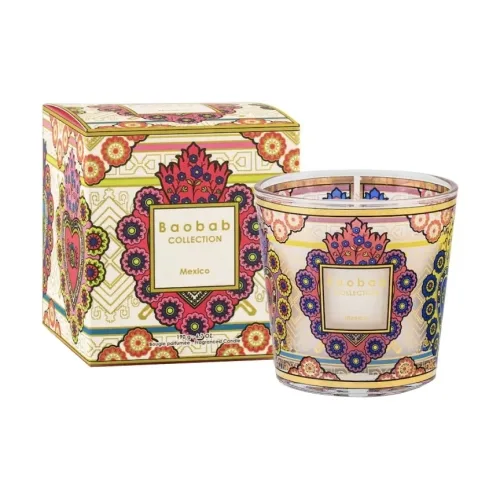 Ароматична свічка з ароматом чорної смородини, фрезії та кедра BAOBAB COLLECTION My First Baobab Mexico — вага 190 г