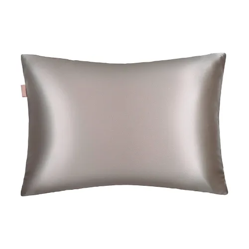 Шовкова наволочка з сатином MON MOU Soft Silk Pillowcase — відтінок Taupe Taupe