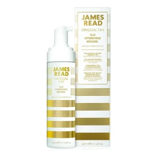 Зволожуючий мус-автозагар JAMES READ H20 Hydrating Tan Mousse — обʼєм 200 мл