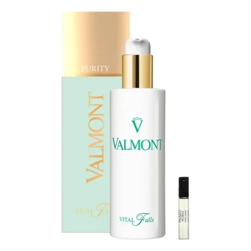Тонізуючий лосьйон + Пробник туалетної води VALMONT Vital Falls & Fizzy Mint Sample
