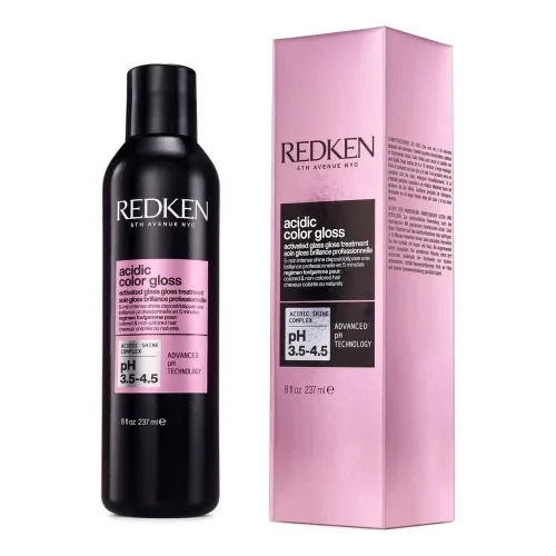 Професійний доглядовий засіб для блиску та сяйва волосся REDKEN Acidic Color Gloss Activated Glass Gloss Treatment — обʼєм 237 мл