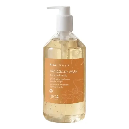 Очищувальний гель для рук та тіла RICA Hand & Body Wash Citrus & Vanilla — обʼєм 500 мл