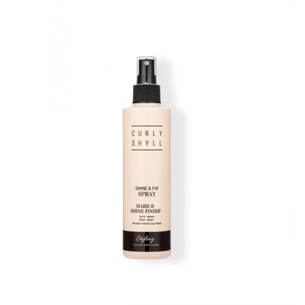 Спрей для Фіксації Волосся з Олією Бабассу Карлі Шил - Curly Shyll Shine Fix Spray Hard Shine Finish 240 ml