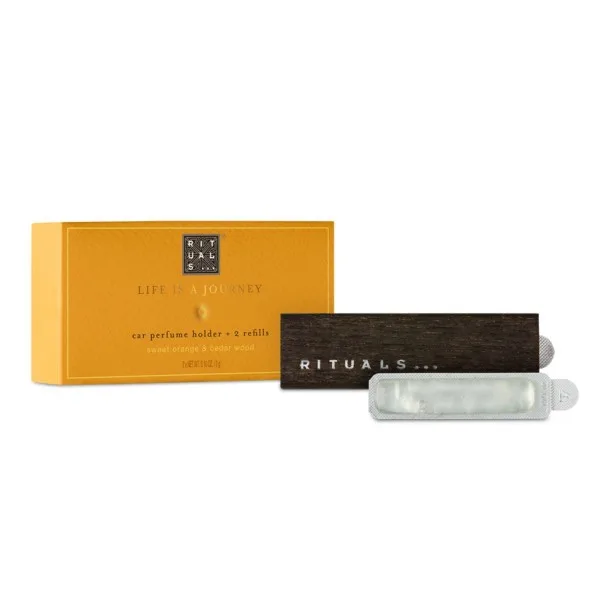 Автомобільний Парфюм Рітуалс Мехр Кедр Апельсин - Car Perfume The Rituals of Mehr +2 Refills 6 ml