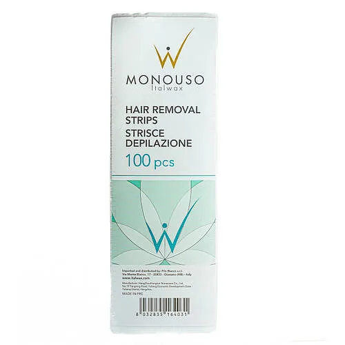 Набір воскових смужок для депіляції ItalWax Monouso Hair removal 100 шт