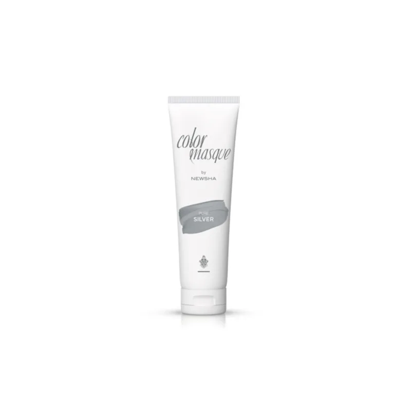 Newsha Color Masque Pure Silver Кольорова маска для волосся "Чисте срібло" 150 мл.