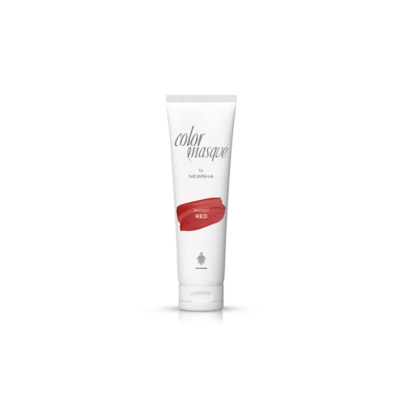 Newsha Color Masque Radiant Red Кольорова маска для волосся "Сяючий червоний" 150 мл.