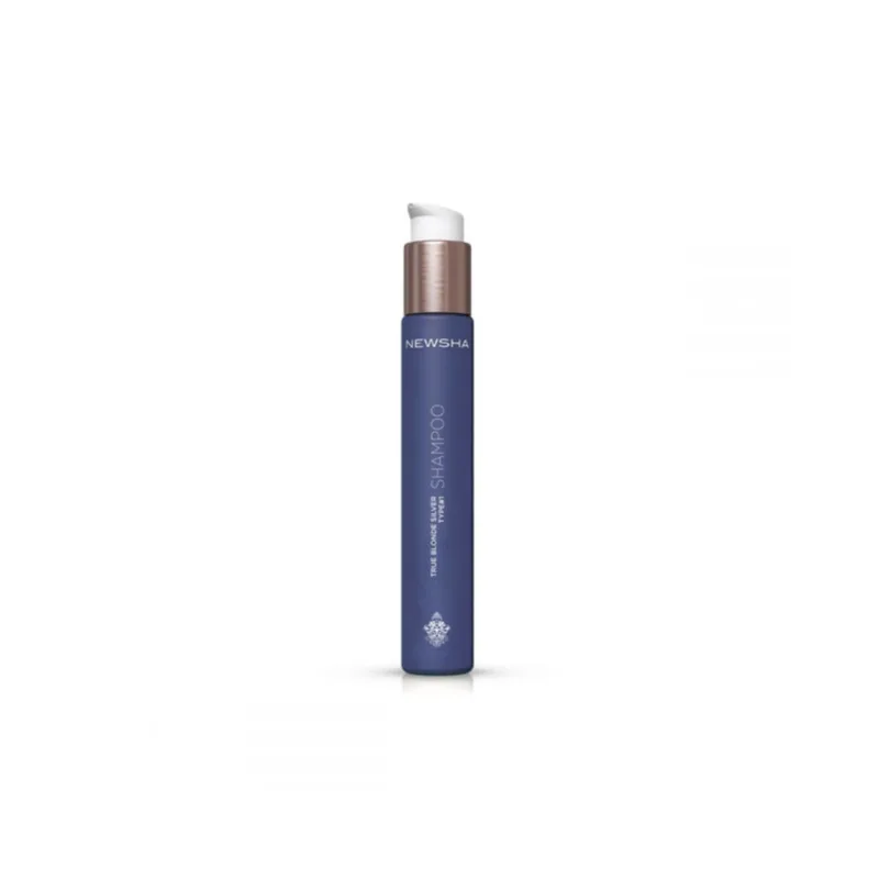 Newsha True Blonde Silver Shampoo Selected Extract of Indigo Відтінковий шампунь для волосся для підтримки блонду