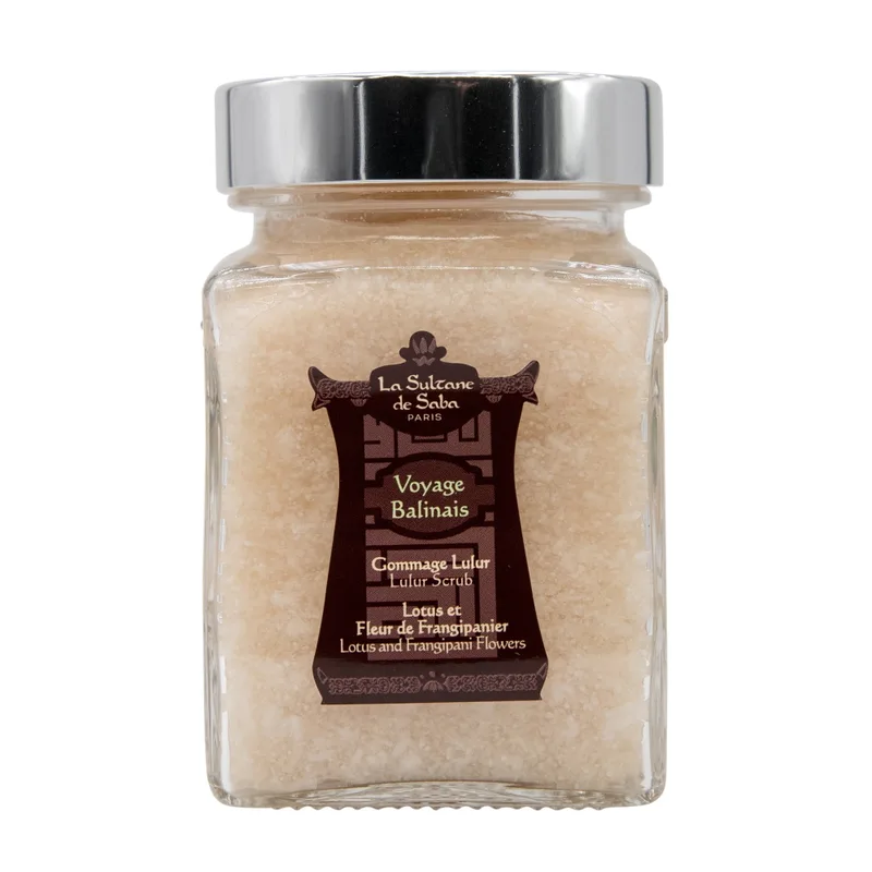 La Sultane De Saba Lulur Scrub Lotus And Frangipani Flower Кокосовий скраб для тіла з ароматом лотоса і франжипані