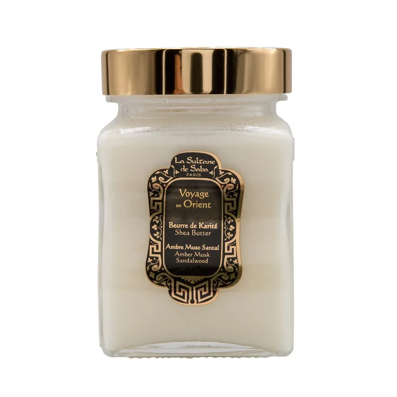La Sultane De Saba Shea Butter Ambre Musk Santal Масло каріте з ароматом амбри, мускусу і сандала