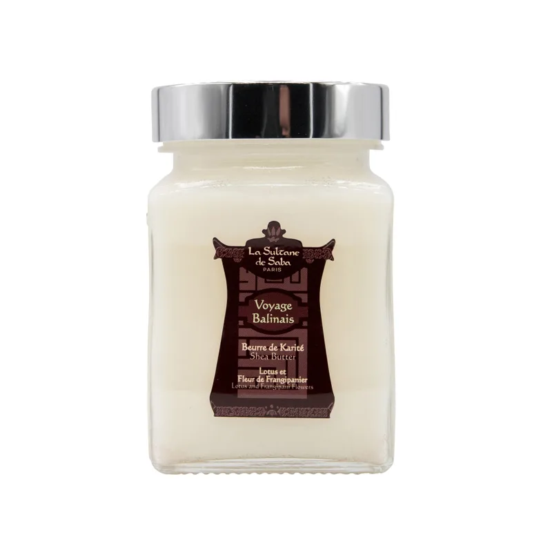 La Sultane De Saba Shea Butter Lotus Et Frangipanier Масло каріте з ароматом лотосу і франжипані