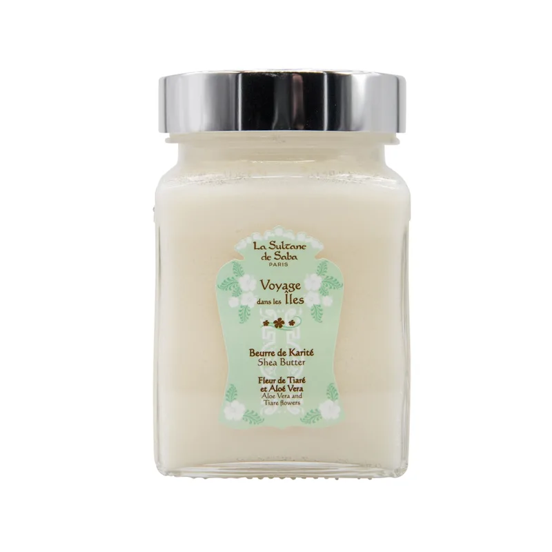 Олія горіха каріте Тіаре та Алое вера La Sultane De Saba Shea Butter Tahiti Aloe Vera 300 мл